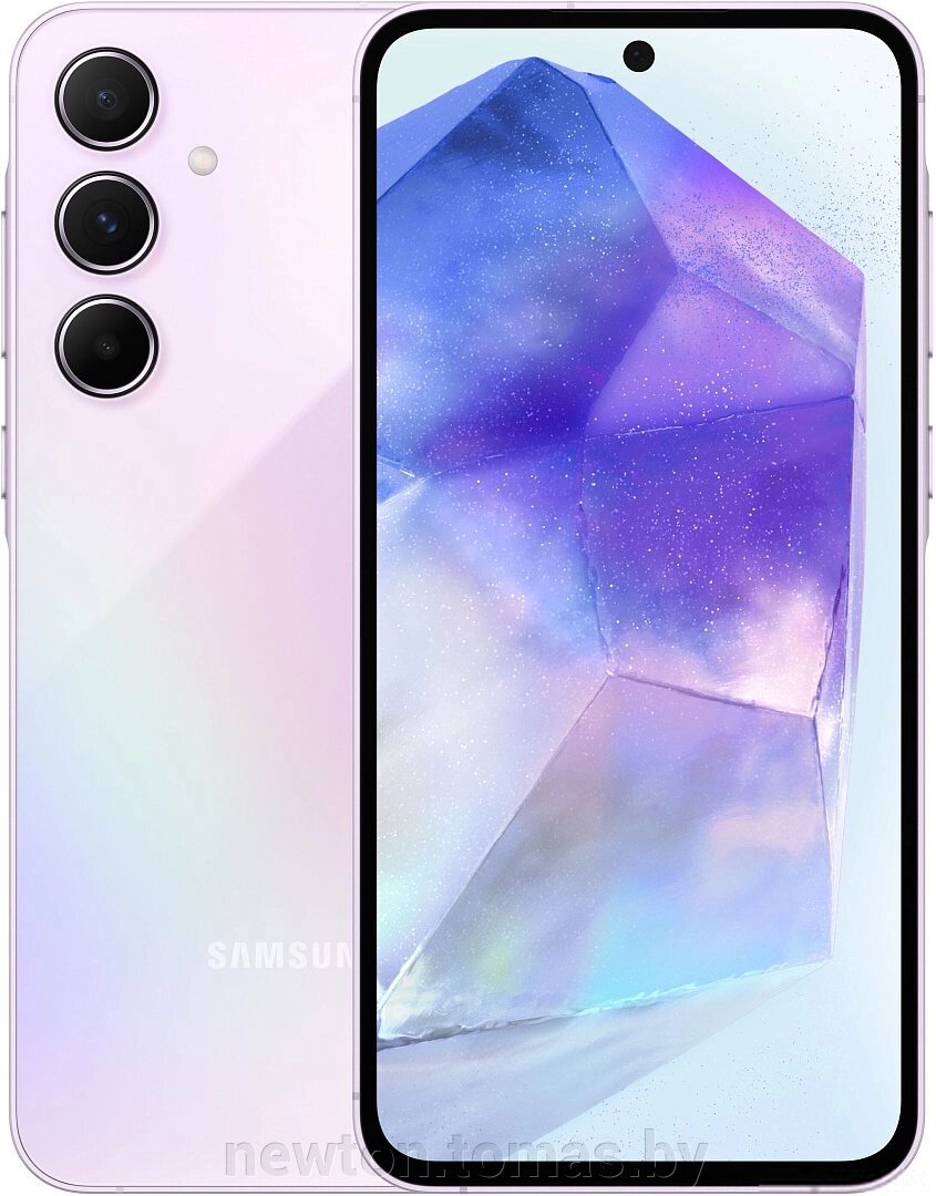 Смартфон Samsung Galaxy A55 SM-A556E 8GB/128GB лиловый от компании Интернет-магазин Newton - фото 1