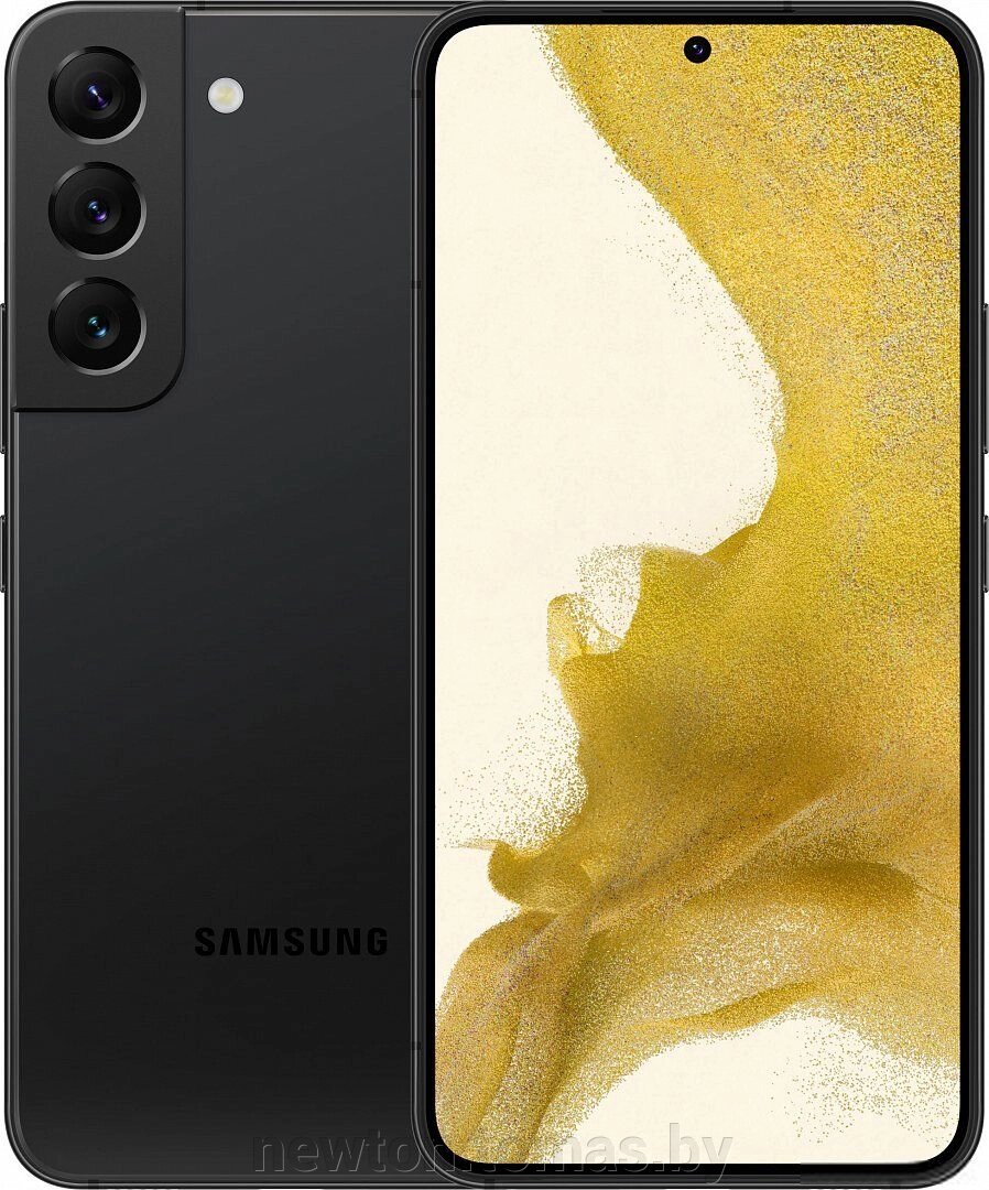 Смартфон Samsung Galaxy S22 5G SM-S901B/DS 8GB/256GB черный фантом от компании Интернет-магазин Newton - фото 1