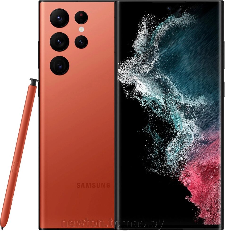Смартфон Samsung Galaxy S22 Ultra 5G SM-S908B/DS 12GB/1TB красный от компании Интернет-магазин Newton - фото 1