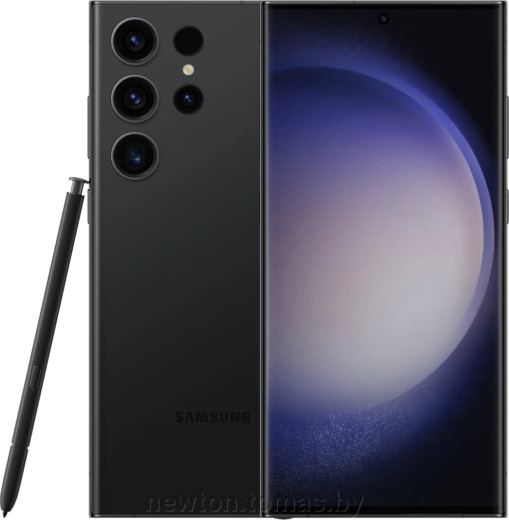 Смартфон Samsung Galaxy S23 Ultra SM-S9180 12GB/256GB черный фантом от компании Интернет-магазин Newton - фото 1