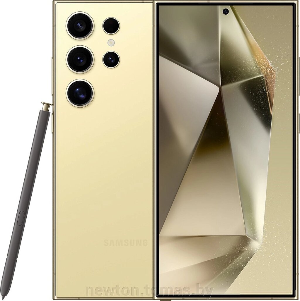Смартфон Samsung Galaxy S24 Ultra SM-S9280 12GB/256GB титановый желтый от компании Интернет-магазин Newton - фото 1