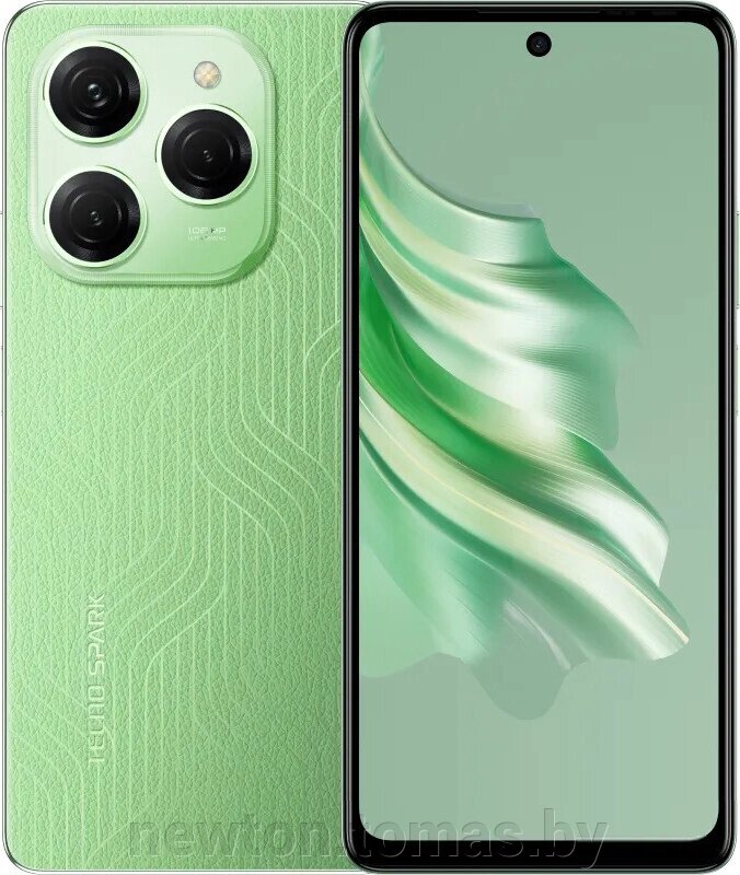 Смартфон Tecno Spark 20 Pro 8GB/256GB зеленый бриз от компании Интернет-магазин Newton - фото 1