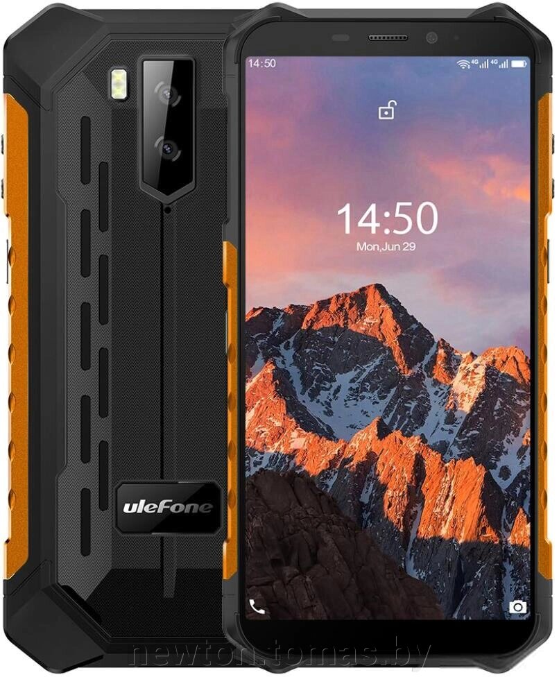 Смартфон Ulefone Armor X5 Pro оранжевый от компании Интернет-магазин Newton - фото 1