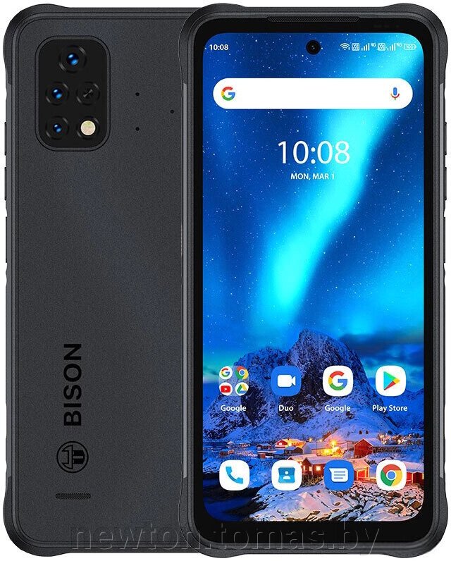 Смартфон Umidigi Bison 2 6GB/128GB черный от компании Интернет-магазин Newton - фото 1