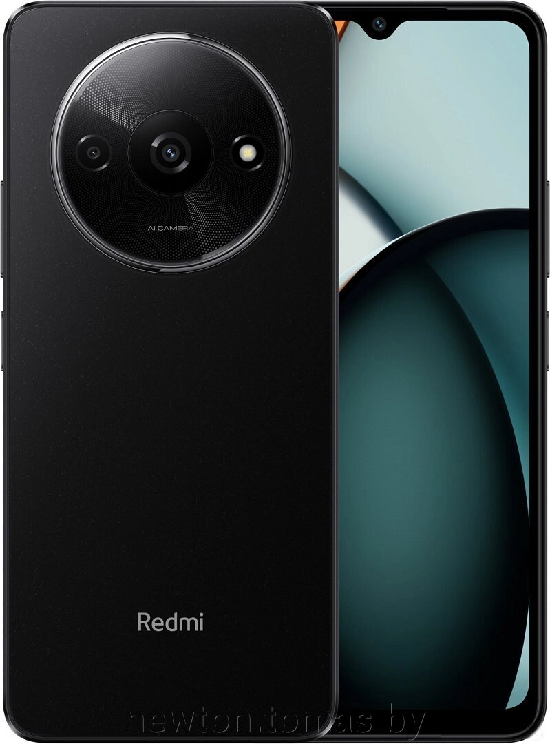 Смартфон Xiaomi Redmi A3 4GB/128GB международная версия полуночный черный от компании Интернет-магазин Newton - фото 1