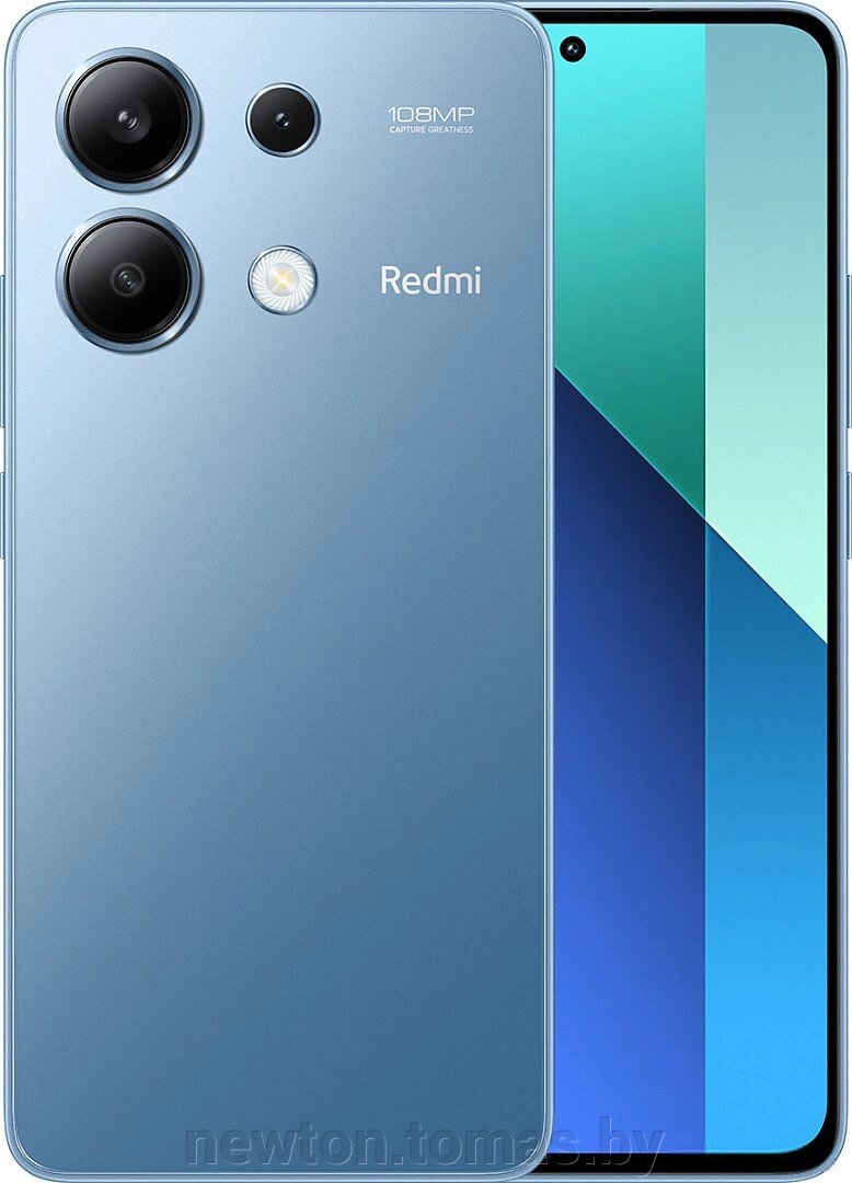 Смартфон Xiaomi Redmi Note 13 6GB/128GB с NFC международная версия ледяной синий от компании Интернет-магазин Newton - фото 1