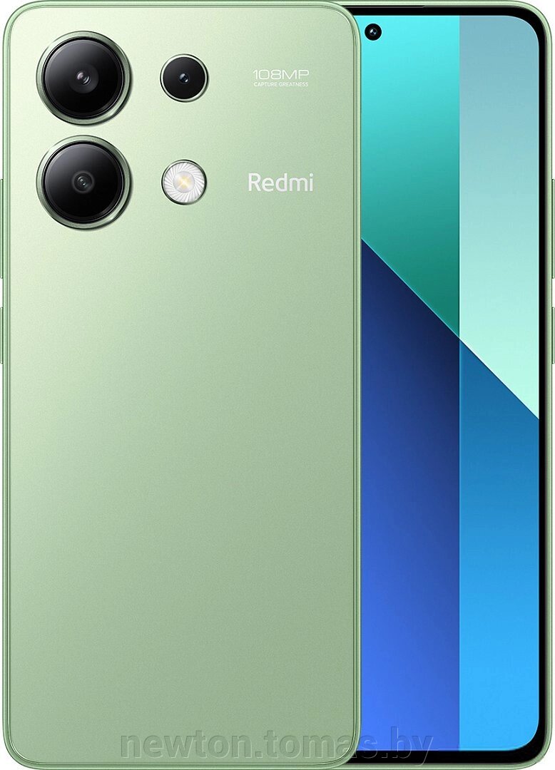 Смартфон Xiaomi Redmi Note 13 8GB/128GB с NFC международная версия мятно-зеленый от компании Интернет-магазин Newton - фото 1