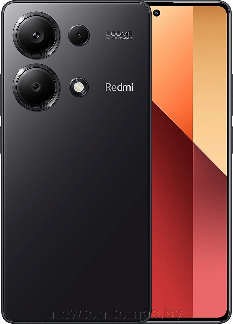 Смартфон Xiaomi Redmi Note 13 Pro 4G 8GB/128GB с NFC международная версия полуночный черный от компании Интернет-магазин Newton - фото 1