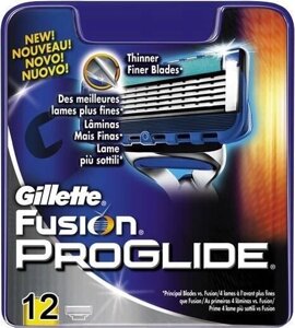 Сменные кассеты для бритья Gillette Fusion ProGlide 12 шт