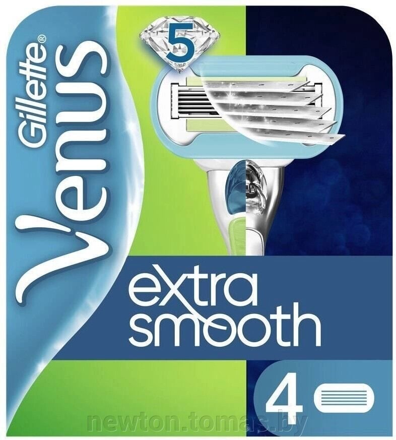 Сменные кассеты для бритья Gillette Venus Embrace 4 шт 7702018955527 от компании Интернет-магазин Newton - фото 1