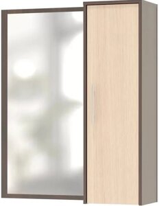 Сокол Шкаф с зеркалом ПЗ-4 венге/беленый дуб