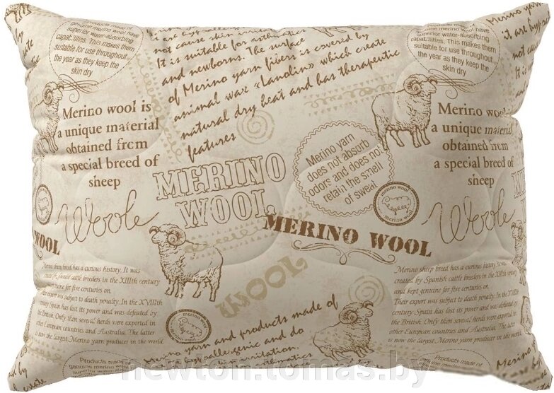 Спальная подушка Нордтекс Волшебная Ночь Меринос 50x70 от компании Интернет-магазин Newton - фото 1