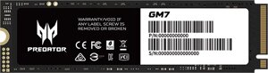 SSD acer predator GM7 1TB BL. 9BWWR. 118