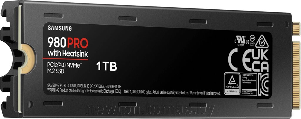 SSD Samsung 980 Pro с радиатором 1TB MZ-V8P1T0CW от компании Интернет-магазин Newton - фото 1