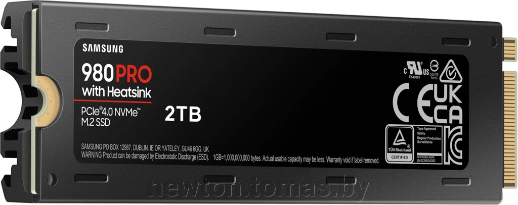 SSD Samsung 980 Pro с радиатором 2TB MZ-V8P2T0CW от компании Интернет-магазин Newton - фото 1