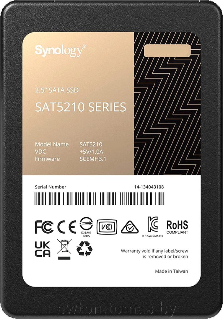 SSD Synology SAT5210 480GB SAT5210-480G от компании Интернет-магазин Newton - фото 1