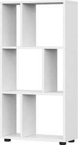 Стеллаж NN мебель Токио 00-00106116 белый текстурный