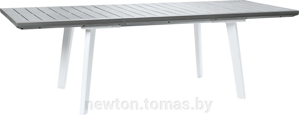 Стол Keter Harmony Extendable белый/капучино-коричневый от компании Интернет-магазин Newton - фото 1
