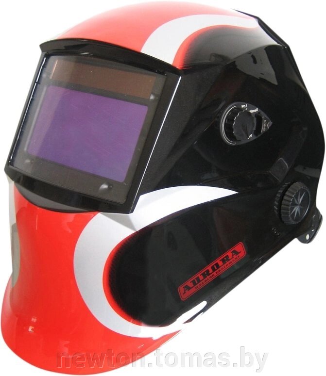 Сварочная маска Aurora Sun-7 черный/белый/красный от компании Интернет-магазин Newton - фото 1