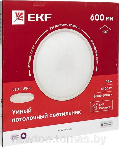 Светодиодная панель EKF 600 мм 45W Connect от компании Интернет-магазин Newton - фото 1