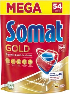 Таблетки для посудомоечной машины Somat Gold 54 шт