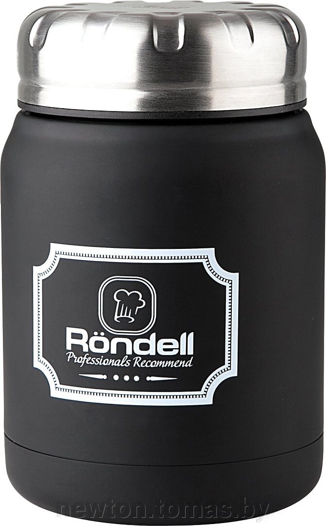 Термос для еды Rondell RDS-942 0.5л черный от компании Интернет-магазин Newton - фото 1