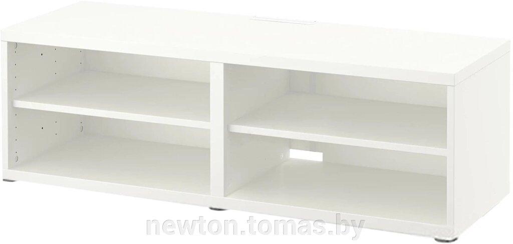 Тумба Ikea Бесто 902.994.30 белый, 4 полки от компании Интернет-магазин Newton - фото 1