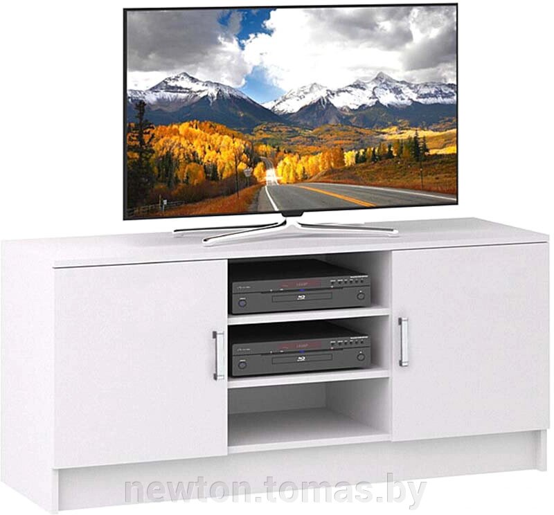 Тумба НК-Мебель Лофт ТВ белый от компании Интернет-магазин Newton - фото 1