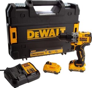Ударная дрель-шуруповерт DeWalt DCD706D2-QW с 2-мя АКБ, кейс