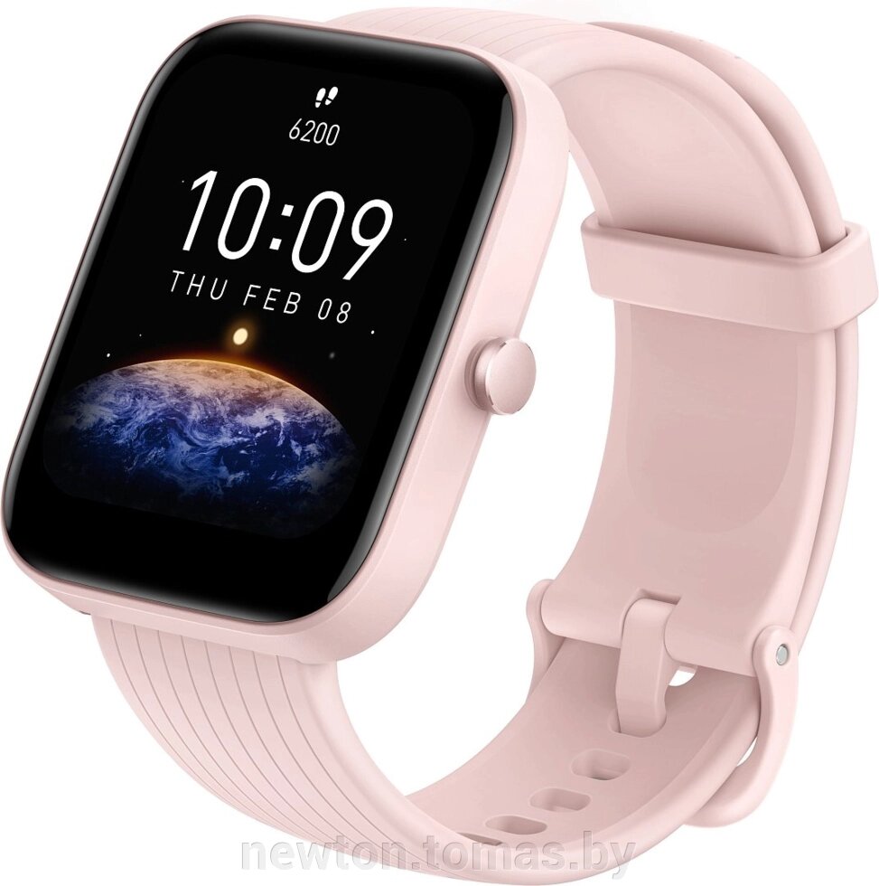 Умные часы Amazfit Bip 3 Pro розовый от компании Интернет-магазин Newton - фото 1