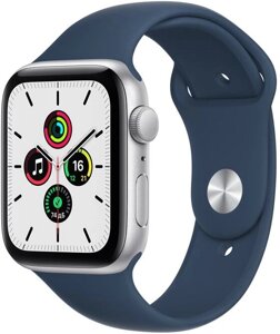 Умные часы Apple Watch SE 40 мм алюминий серебристый/синий омут спортивный