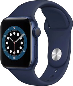 Умные часы Apple Watch Series 6 40 мм алюминий синий/темный ультрамарин