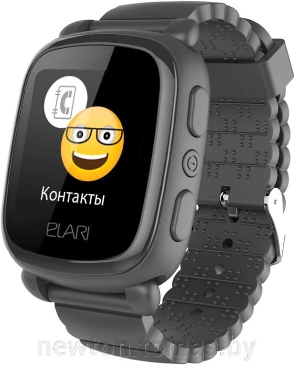 Умные часы Elari KidPhone 2 черный от компании Интернет-магазин Newton - фото 1