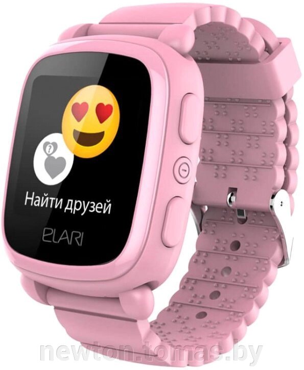Умные часы Elari KidPhone 2 розовый от компании Интернет-магазин Newton - фото 1