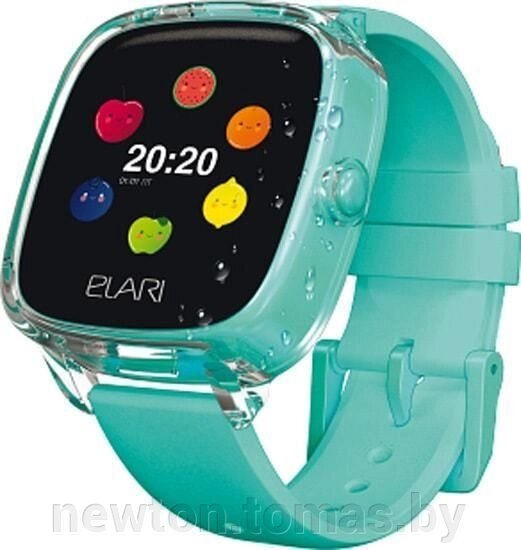 Умные часы Elari Kidphone Fresh бирюзовый от компании Интернет-магазин Newton - фото 1