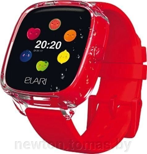 Умные часы Elari Kidphone Fresh красный от компании Интернет-магазин Newton - фото 1
