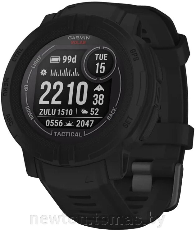 Умные часы Garmin Instinct 2 Solar Tactical Edition 45 мм черный от компании Интернет-магазин Newton - фото 1