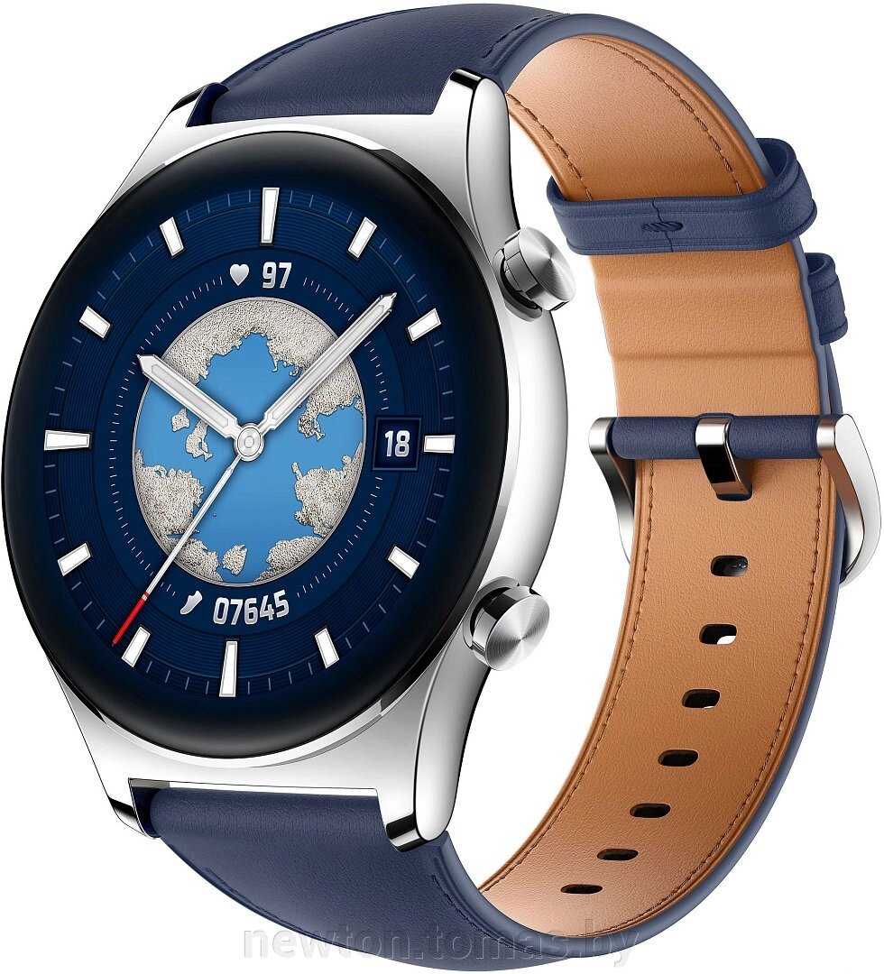Умные часы HONOR Watch GS 3 синий океан от компании Интернет-магазин Newton - фото 1