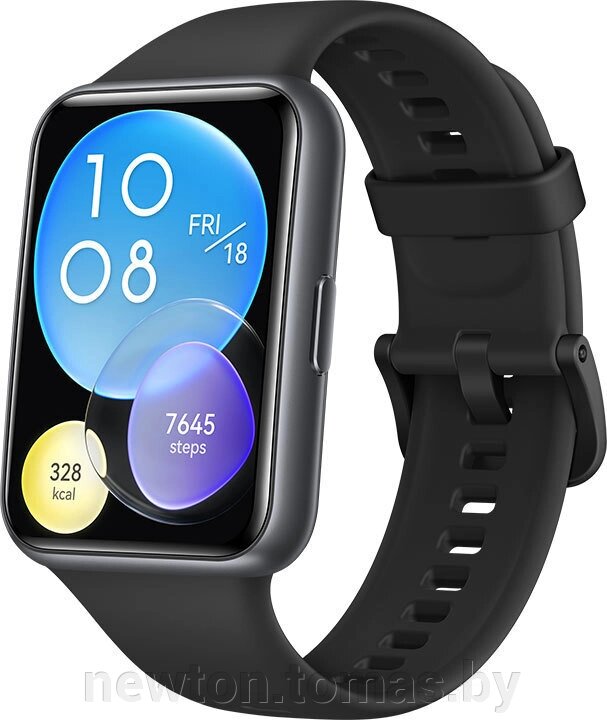 Умные часы Huawei Watch FIT 2 Active международная версия полночный черный от компании Интернет-магазин Newton - фото 1