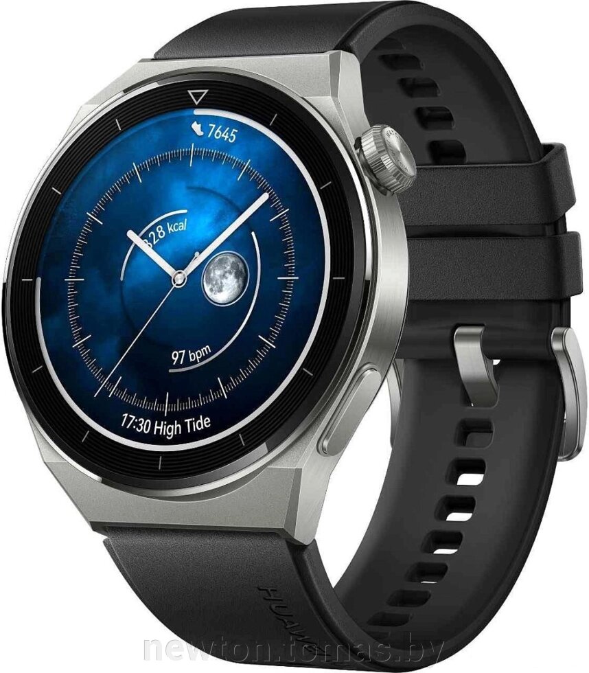 Умные часы Huawei Watch GT 3 Pro Titanium 46 мм серый/черный от компании Интернет-магазин Newton - фото 1