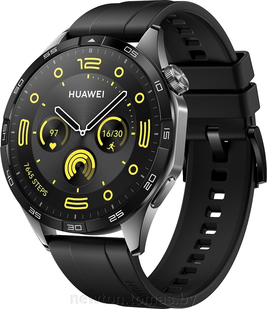 Умные часы Huawei Watch GT 4 46 мм черный от компании Интернет-магазин Newton - фото 1