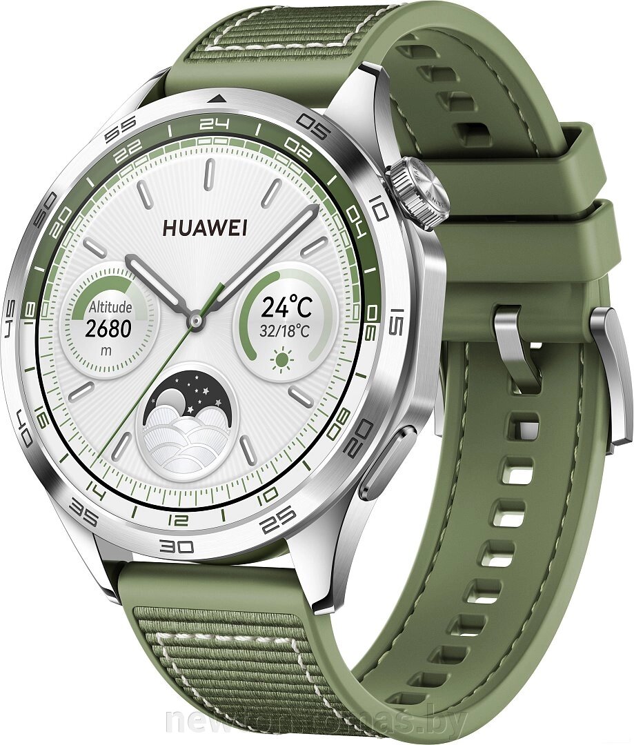 Умные часы Huawei Watch GT 4 46 мм зеленый от компании Интернет-магазин Newton - фото 1