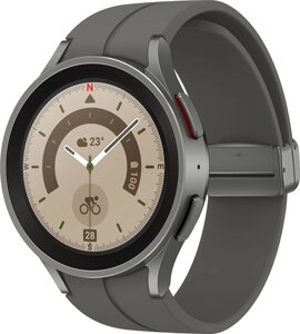 Умные часы Samsung Galaxy Watch 5 Pro 45 мм LTE серый титан