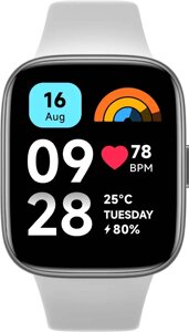 Умные часы Xiaomi Redmi Watch 3 Active серый, международная версия