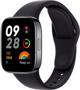 Умные часы Xiaomi Redmi Watch 3 черный, международная версия