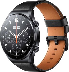 Умные часы Xiaomi Watch S1 черный/черно-коричневый, международная версия