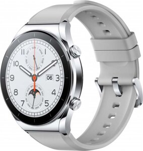 Умные часы Xiaomi Watch S1 серебристый/серый, международная версия