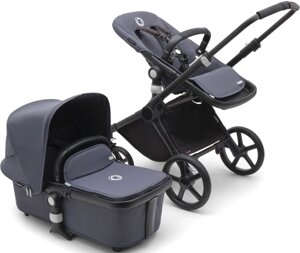 Универсальная коляска Bugaboo Fox Cub 2 в 1, black/stormy blue