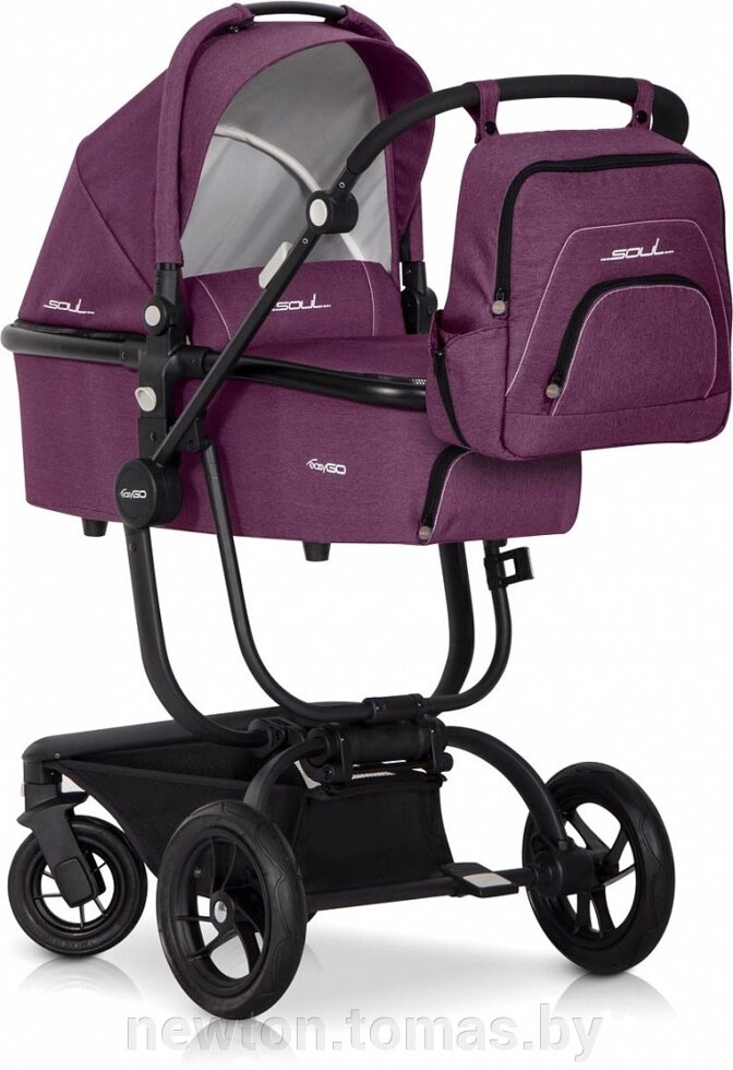 Универсальная коляска EasyGo Soul 2 в 1, purple от компании Интернет-магазин Newton - фото 1