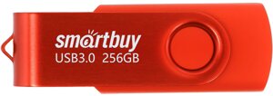 USB Flash SmartBuy Twist Dual Type-C/Type-A 256GB красный
